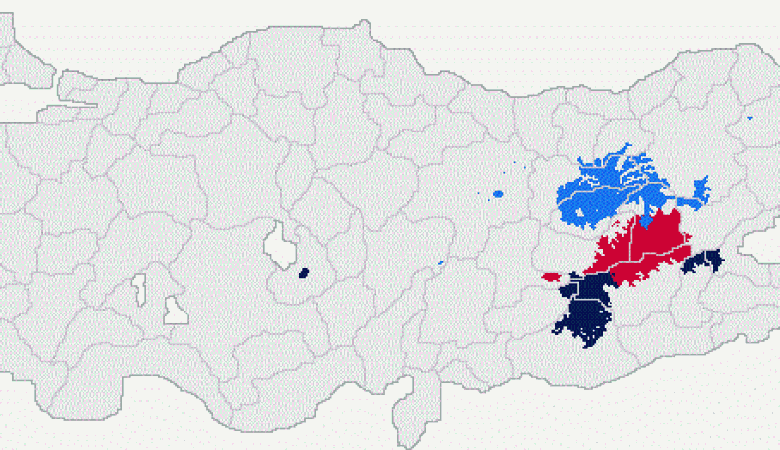 Türkiye’de Zaza Nüfus Dağılım