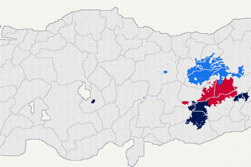 Türkiye’de Zaza Nüfus Dağılım